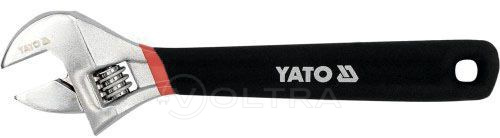 Ключ разводной с ПВХ ручкой 200мм Yato YT-21651