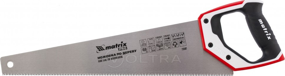 Ножовка по дереву 450мм 7-8 TPI Matrix Pro (23582)
