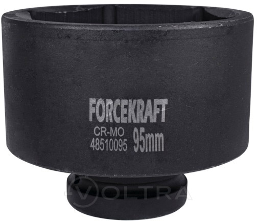 Головка ударная глубокая 1'' 95мм (6гр.) ForceKraft FK-48510095