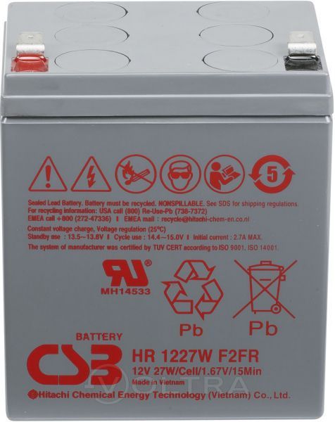 Аккумуляторная батарея CSB F2 12V/6.5Ah (HR 1227W)