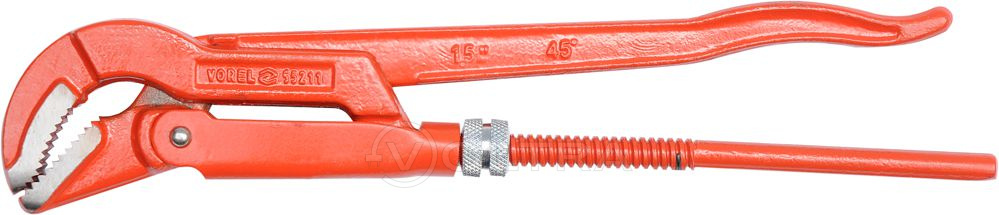 Ключ разводной трубный газовый 45гр. 1.5" (38мм) Vorel 55211