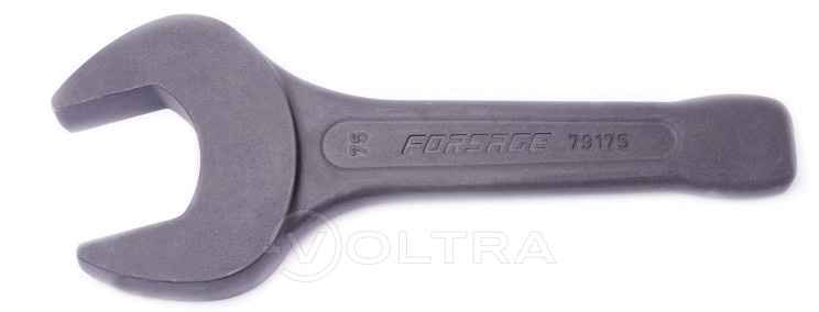 Ключ рожковый ударный односторонний 80мм Forsage F-79180