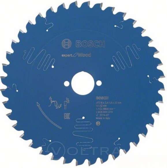 Пильный диск Expert for Wood 216x30x2.4/1.8x40T Bosch (2608644079)