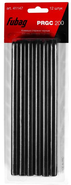 Клеевые стержни черные 12шт Fubag PRGC 200 (41147)