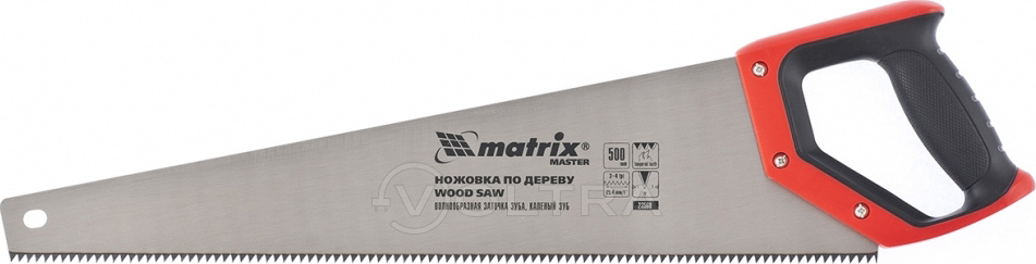 Ножовка по дереву 500мм 5-6 TPI Matrix Master (23560)