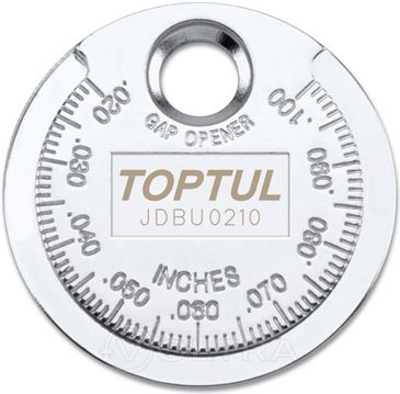 Приспособление типа "монета" для проверки зазора между электродами свечи Toptul (JDBU0210)