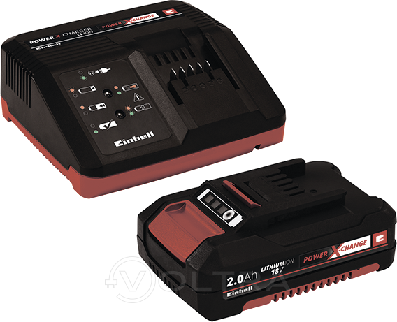 Зарядное устройство + аккумулятор 1x2.0Ah 18V Li-Ion Einhel PXC (4512040) 