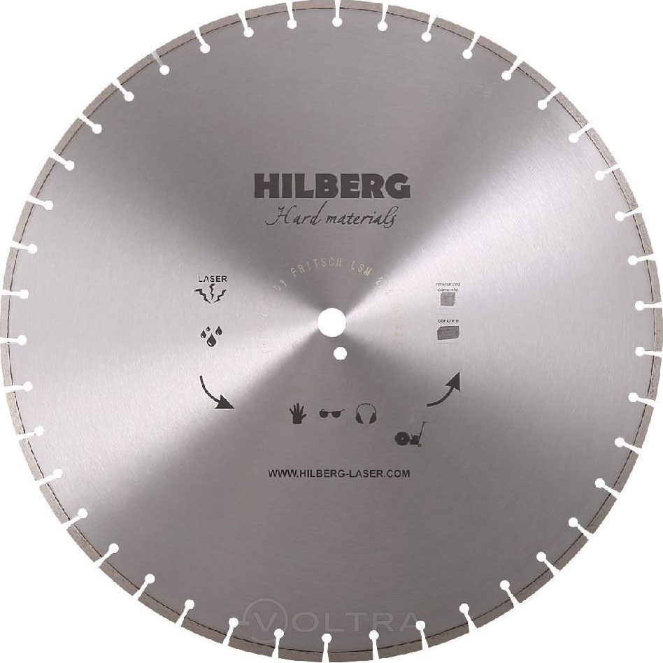 Диск алмазный отрезной 800 Hard Materials Laser Hilberg HM117