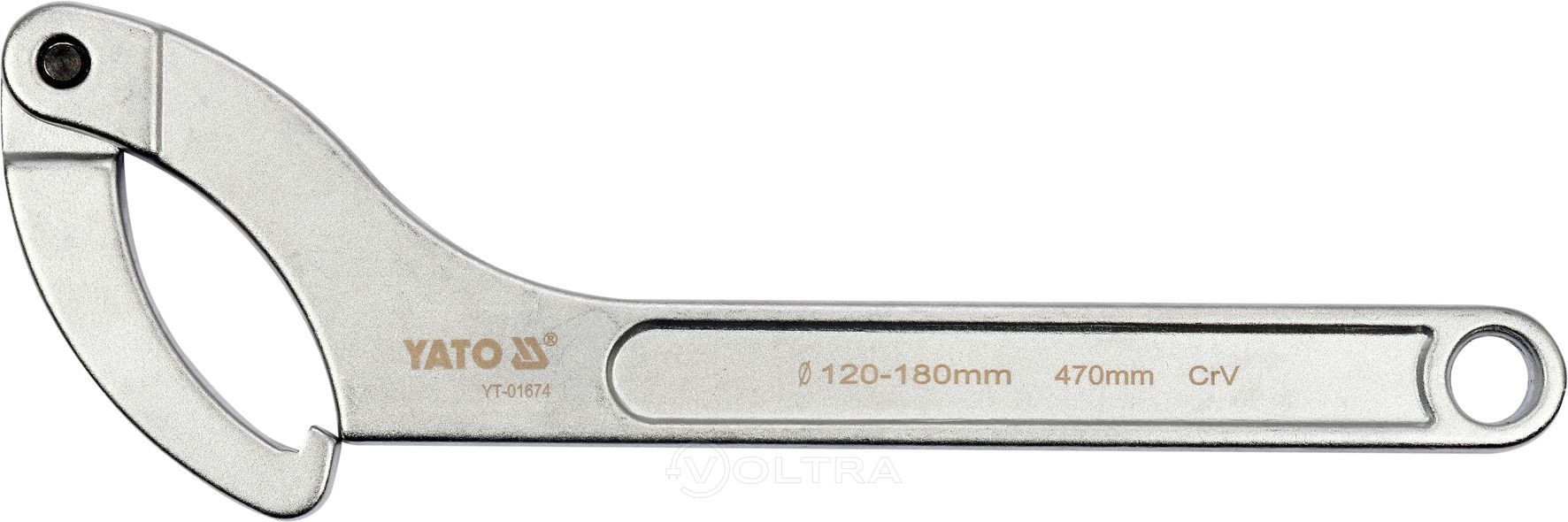 Ключ сегментный шарнирный 120-180мм Yato YT-01674