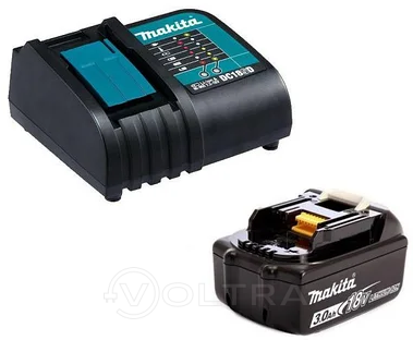 Аккумулятор BL1830B 3Ah + зарядное DC18SD Makita (191A23-6)