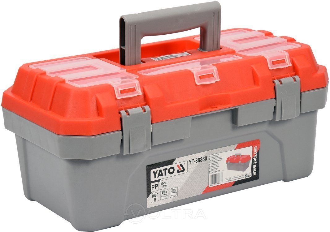 Ящик для инструмента пластмассовый 13" Yato  (YT-88880)