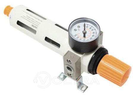 Фильтр-регулятор с индикатором давления для пневмосистемы "Profi" 1/4" Rock Force RF-702214