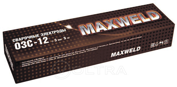 Электроды ОЗС-12 ф 3мм уп. 5кг Maxweld (Аналог МР-3) (4631151467846)