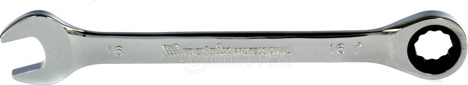 Ключ комбинированный трещоточный 16мм CrV Matrix Professional (14809)