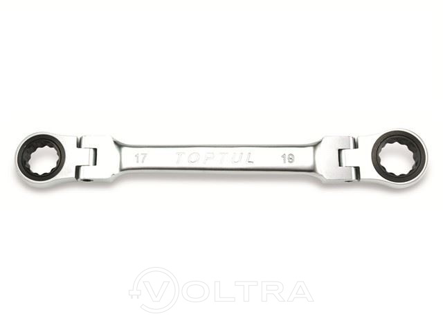 Ключ накидной 12х13мм с поворотными трещотками TOPTUL (AOAE1213)