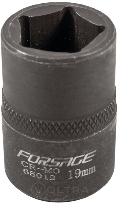 Головка ударная 1/2" 19мм (5гр.) Forsage F-65019
