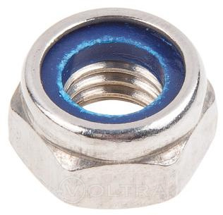 Гайка М12 со стопорным кольцом нерж.сталь (А2) DIN 985 5шт Starfix (SMZ1-45465-5)