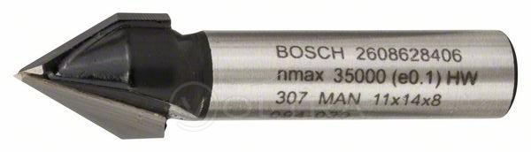 Пазовая фреза 2 ножа d14x8мм Bosch (2608628406)