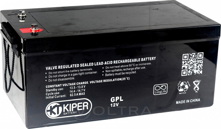 Аккумуляторная батарея Kiper 12V/230Ah (GPL-122300)