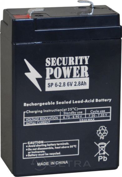 Аккумуляторная батарея Security Power F1 6V/2.8Ah (SP 6-2.8)