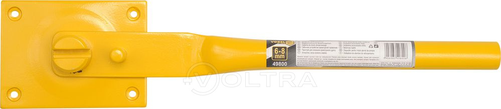 Ручное приспособление для гибки арматуры d14-16мм 25х16х6мм Vorel 49802