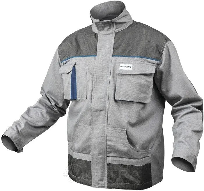 Куртка рабочая серая р.XL HOEGERT HT5K283-XL