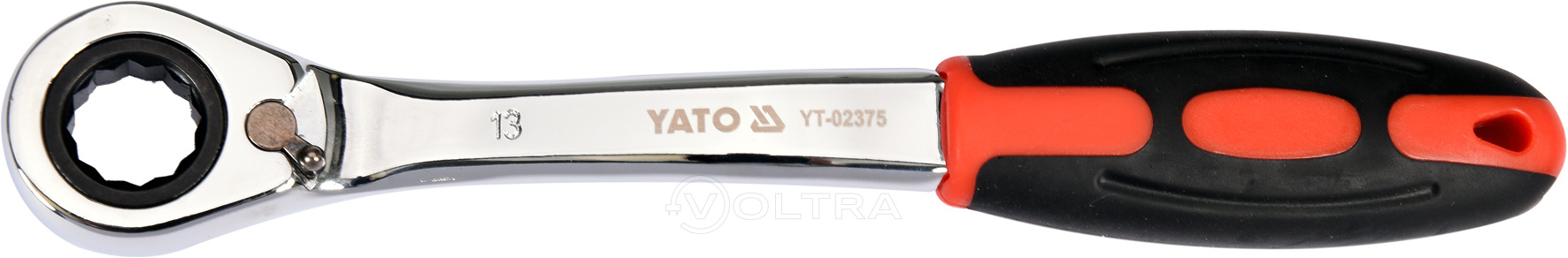 Ключ накидной с трещоткой 13мм CrV Yato YT-02375