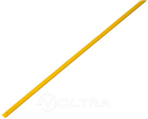 Термоусадочная трубка 3.0/1.5мм желтая (упак. 50шт по 1м) Rexant (20-3002)