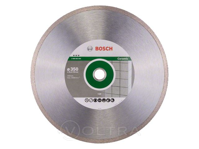 Алмазный круг 350х30мм керамика Bosch Best (2608602640)