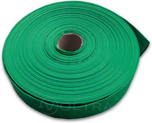 Шланг-рукав плоский 3" (75мм) Greenpump, кусок 50м (зеленый)