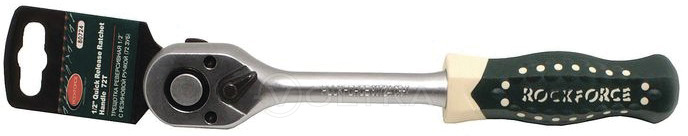 Трещотка реверсивная с резиновой ручкой 1/2" Rock Force RF-80724