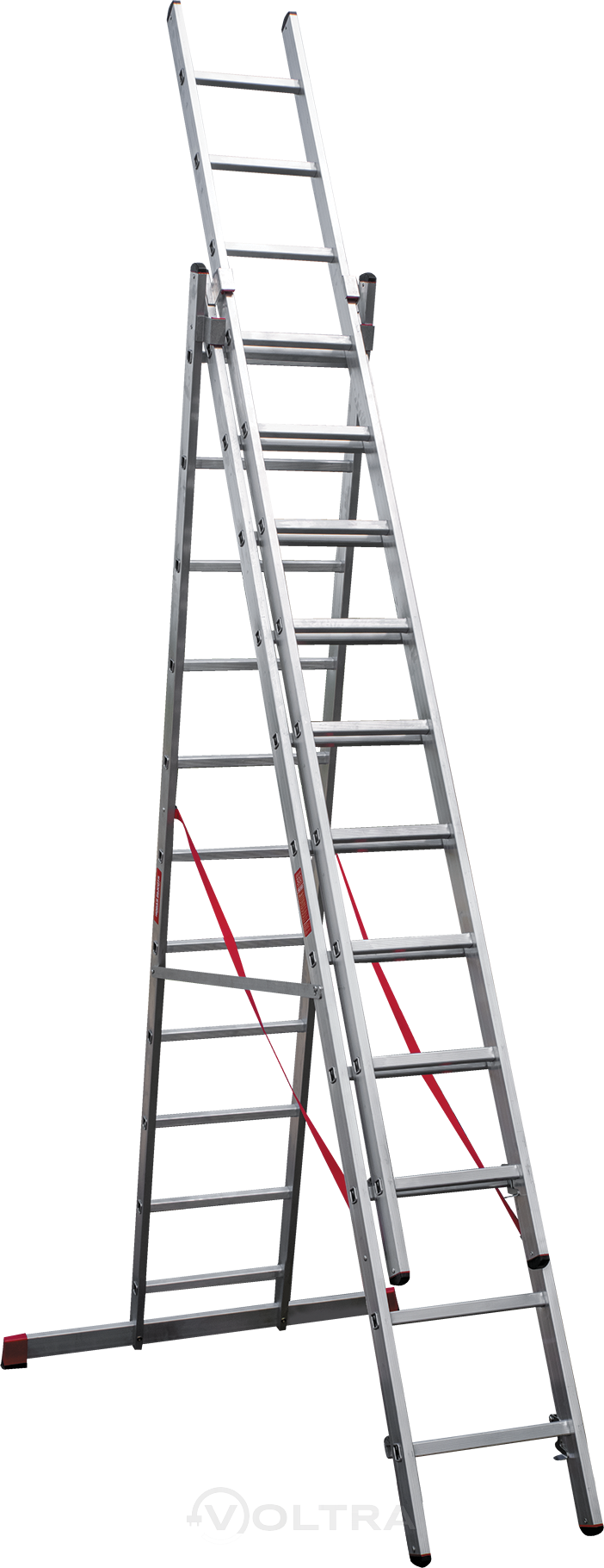 Лестница трехсекционная алюминиевая 980см 23.2кг Новая Высота NV323 (3230314)