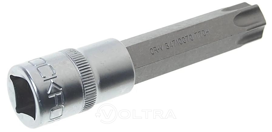 Головка-бита TORX T70 с отверстием 1/2'' RockForce RF-34710070