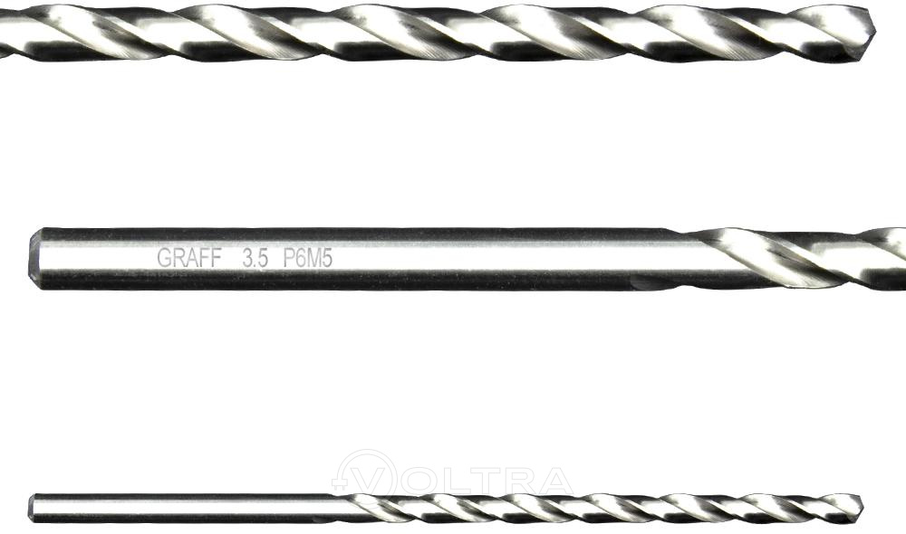 Сверло по металлу удлиненное 3.5мм Graff (8535112)