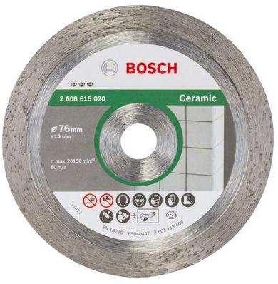 Алмазный круг 76х10мм по керамике сплошной Best for Ceramic Bosch (2608615020)