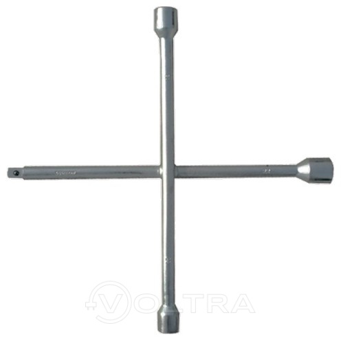 Ключ-крест баллонный 17х19х21мм под квадрат 1/2" толщина 14 мм Сибртех (14258)