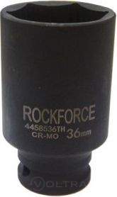 Головка ударная глубокая тонкостенная 1/2" 36мм (6гр.) (наружный диаметр- 47,5мм ) Rock Force RF-4458536TH