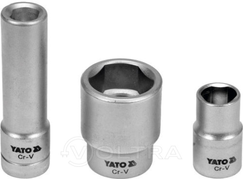 Головки 1/2" для регулировочных винтов ТНВД Bosch типа VE для VAG TDI (3пр.) Yato YT-17525