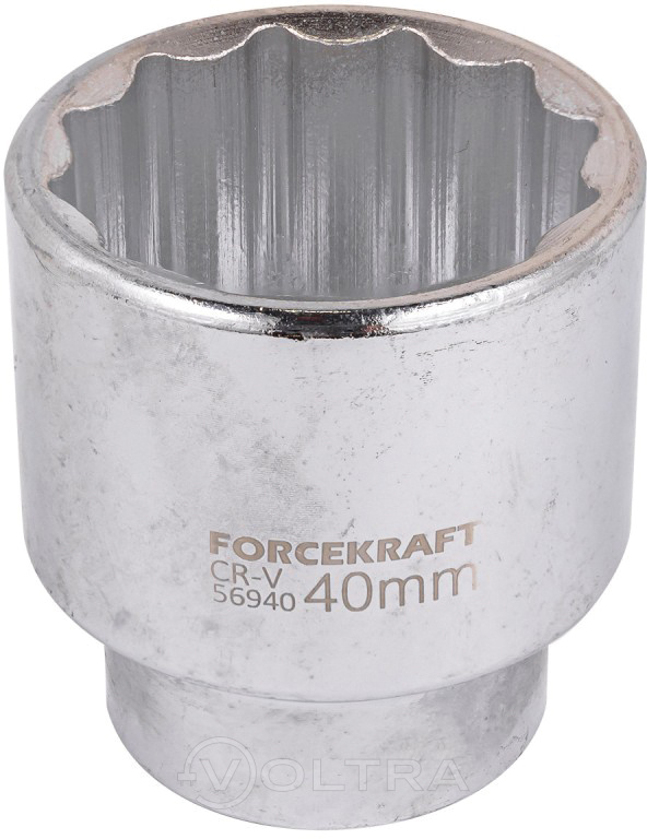 Головка 40мм 3/4" 12гр. ForceKraft FK-56940