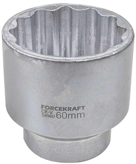 Головка 60мм 1" 12гр. ForceKraft FK-58960