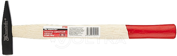 Молоток слесарный 100г деревянная рукоятка Matrix (10226)