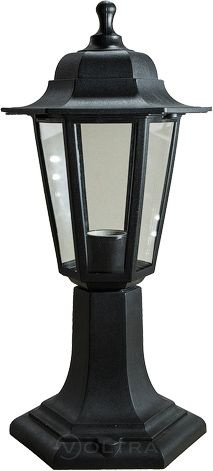 Светильник садово-парковый напольный Оскар1 черный 60Вт Юпитер (JP1402)