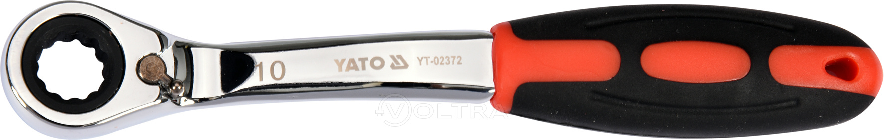 Ключ накидной с трещоткой 10мм CrV Yato YT-02372