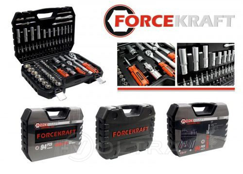 Набор инструментов ForceKraft FK-4941-5 1/2",1/4" 94пр.