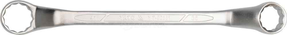 Ключ накидной изогнутый 32х36мм CrV Yato YT-02330