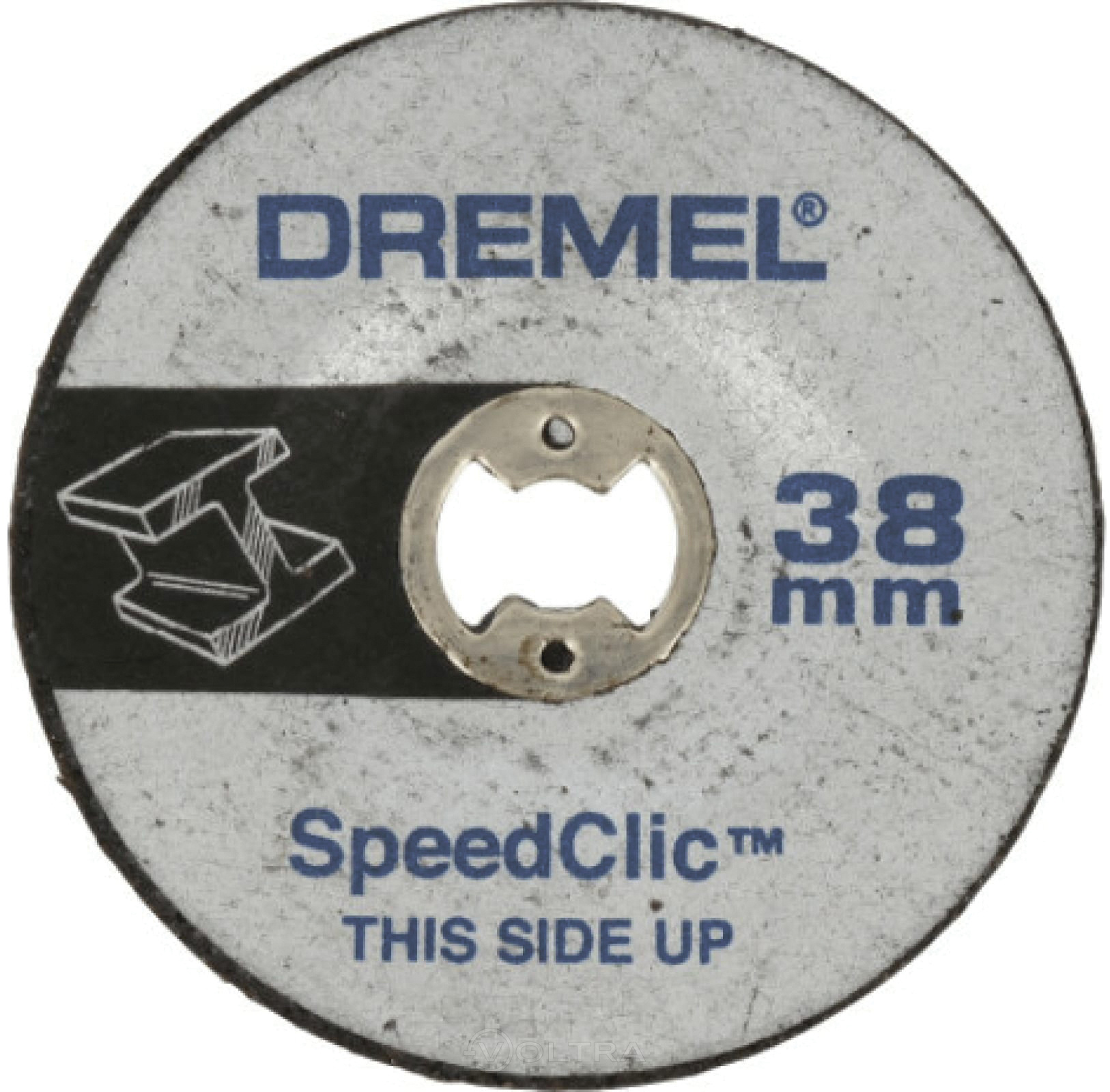 Шлифовальный диск 38мм крепление SpeedClic 2шт Dremel (2615S541JA)