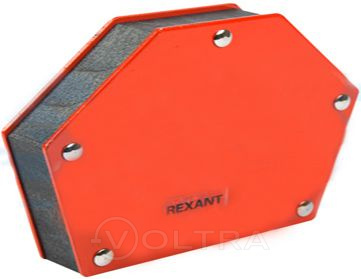 Держатель угольник магнитный для сварки на 6 углов усилие 34кг Rexant (12-4833)