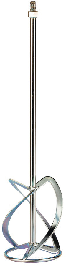 Насадка для миксера для тяжелых растворов оцинкованная 140х590мм М14 Сибртех (848957)