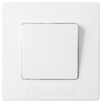 Выключатель 1 клав. промежуточный (cкрытый, 10А) белый Мастер Bylectrica (С6/210-2063)