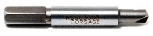 Сверло для извлечения заломанных болтов №1 HSS 4241 Forsage F-63005-1